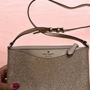 Kate Spade Sparkling Rose Gold Crossbody Bag (color is Rose Gold) NWT